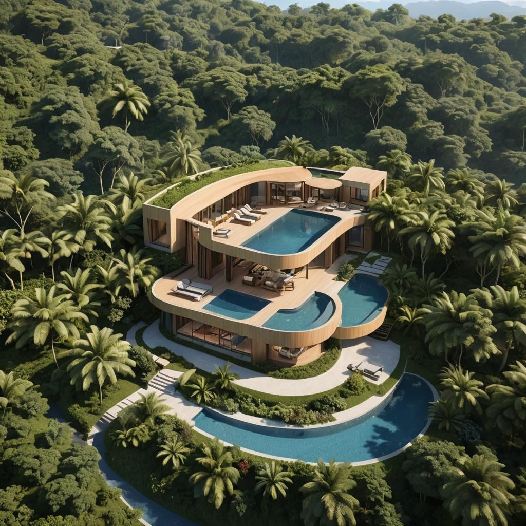 Luxury Villa Concept Art in Unreal Engine 5