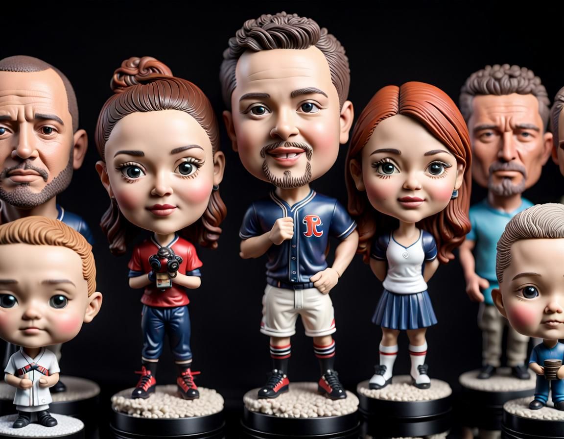 Bobbleheads AI Generated Artwork NightCafe Creator