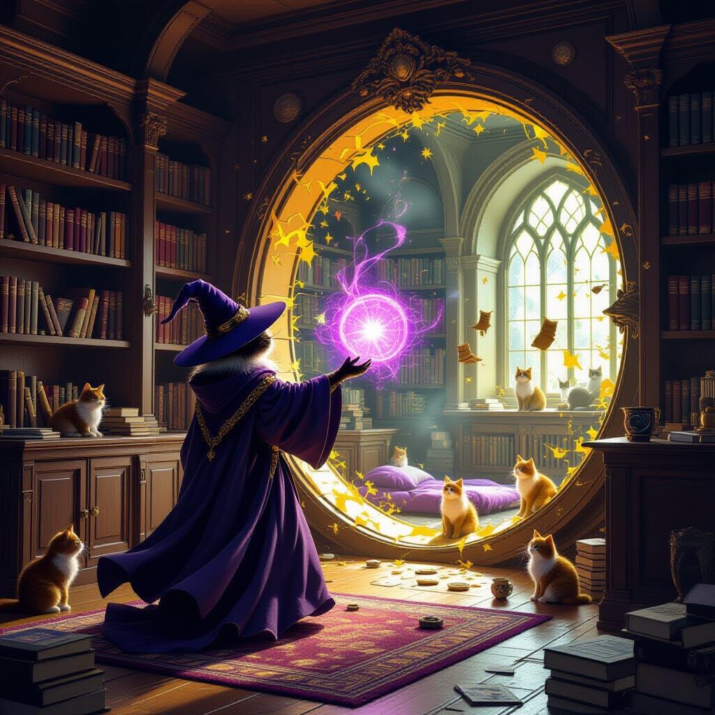 Crunch time - Marbles needs to learn the spell! 