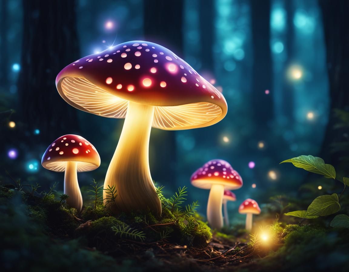 Magic mushrooms  by @Pivac