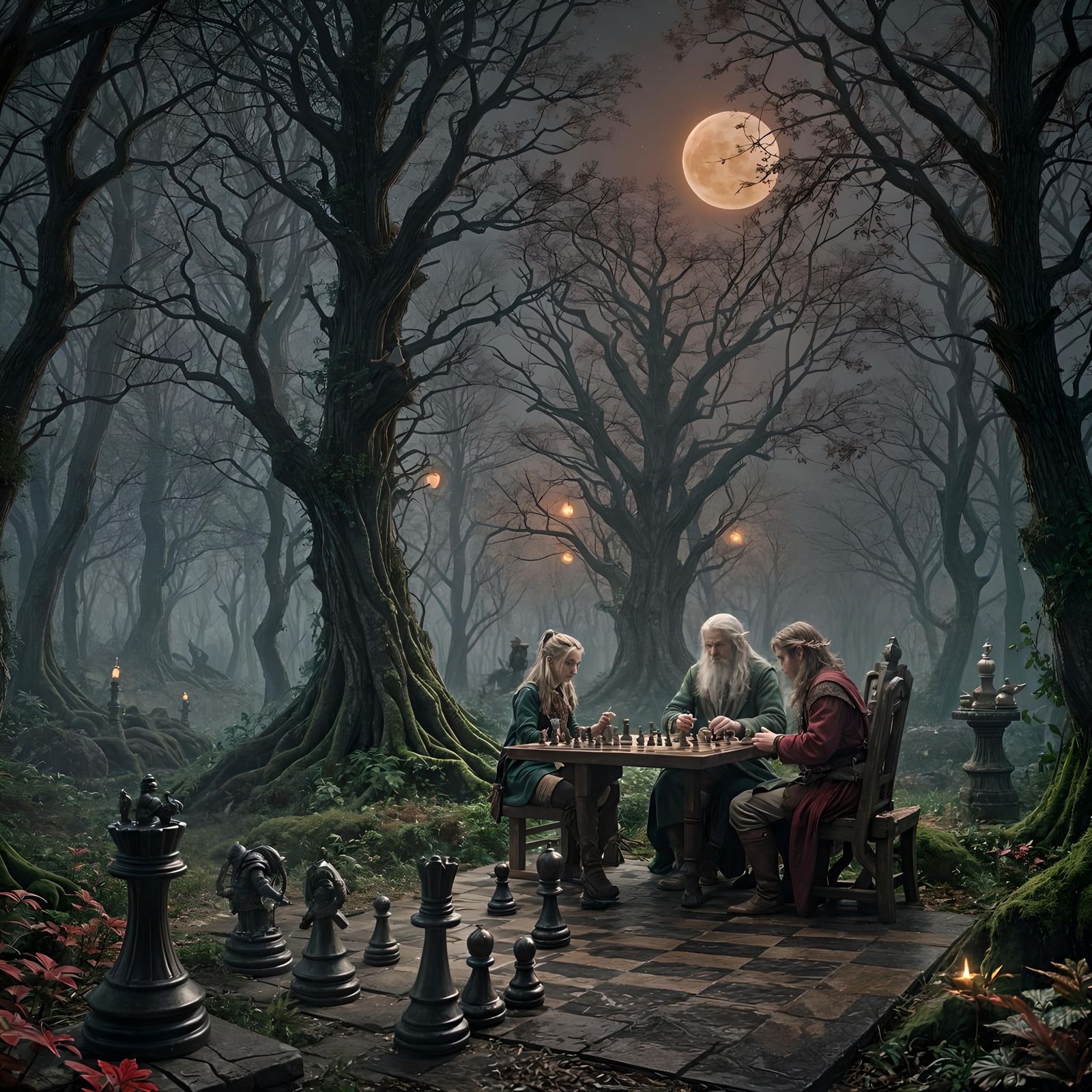 Elven Three Man Chess!