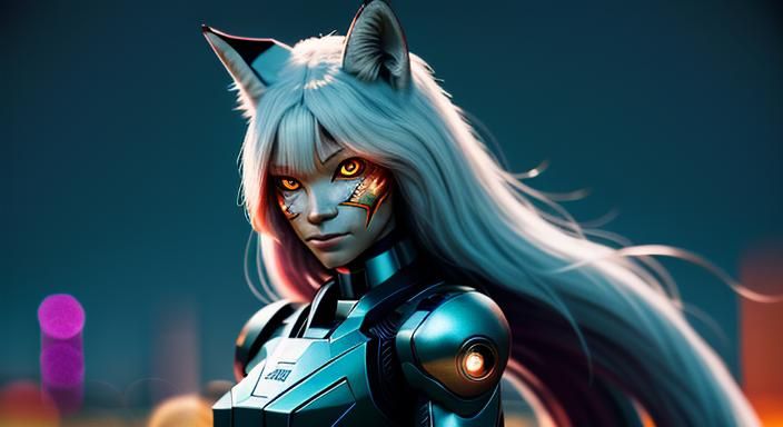 Cyborg Fox, Goddess , 

pathogen ,

Professional photography...