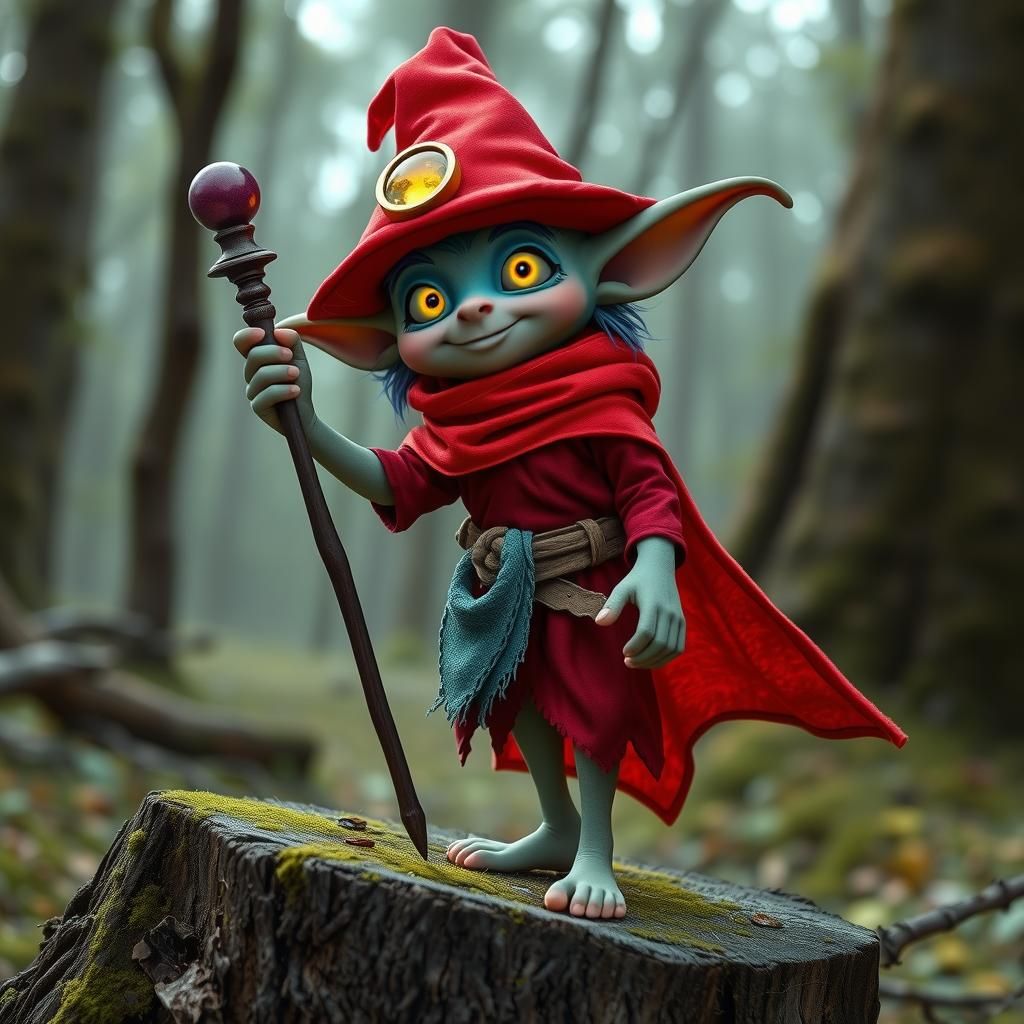 Fulda Hemswitt the Mage Poldie  by @Frond_Dishlock