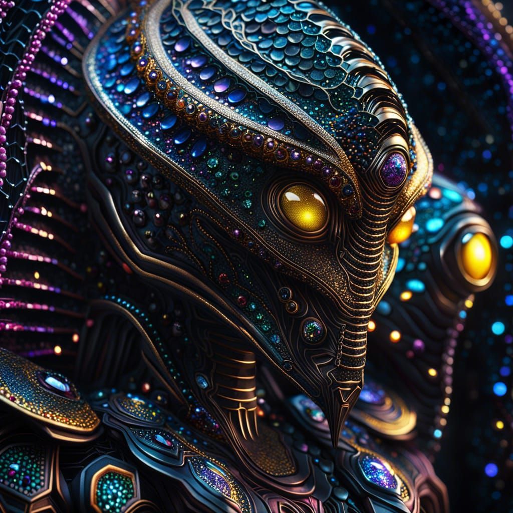 Glittery Alien