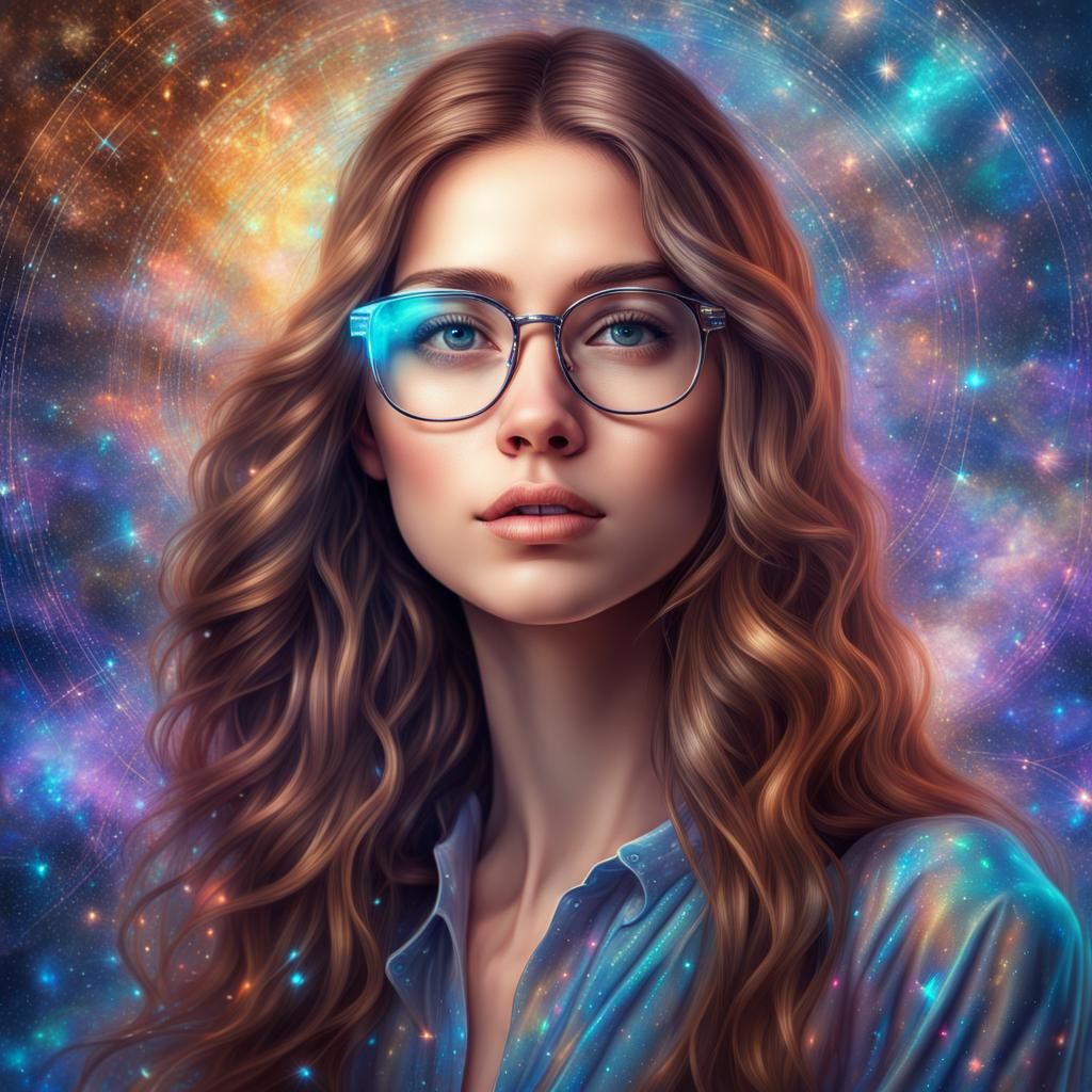 Cosmic young lady