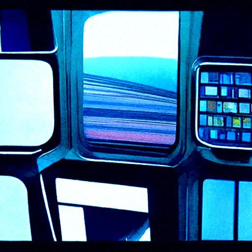 2001: A Space Odyssey | Futurism Maximalist - AI Generated Artwork ...