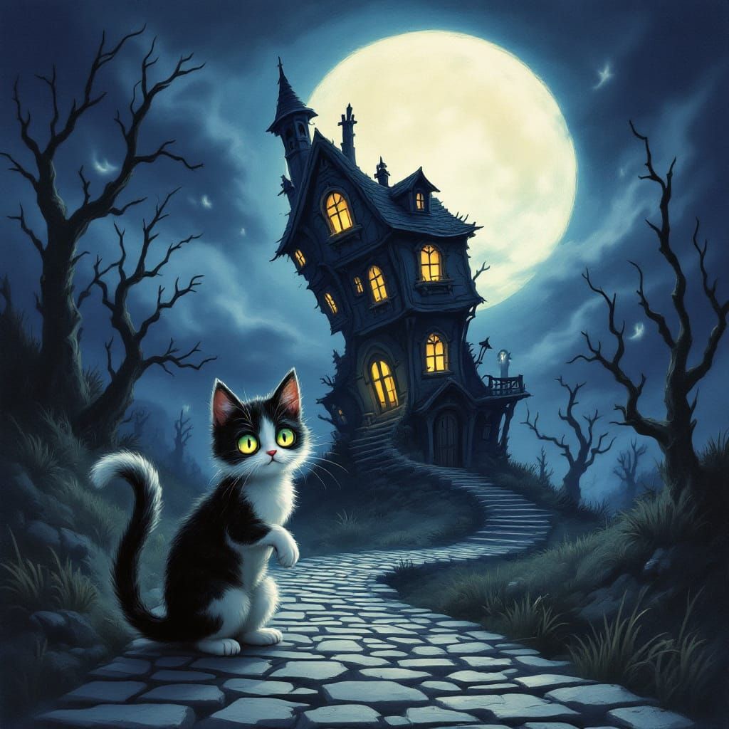 UP ALL NIGHT -"You got a cat but it got no tail, the haunted house just dont look right, another picture another fail, kind of urgent but out of sight"