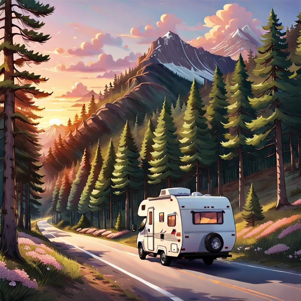 Camping Time - AI Generated Artwork - NightCafe Creator