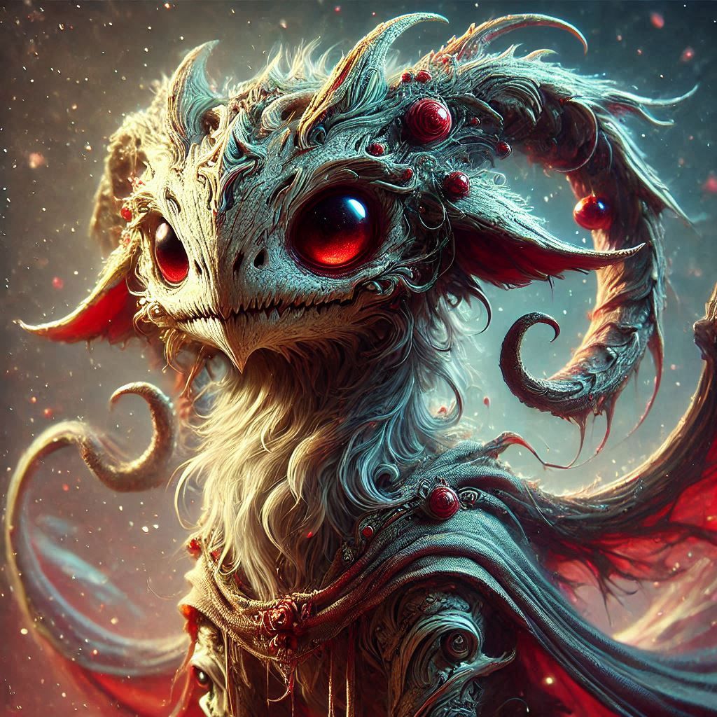adorable fairy-tale fantasy creature portrait..