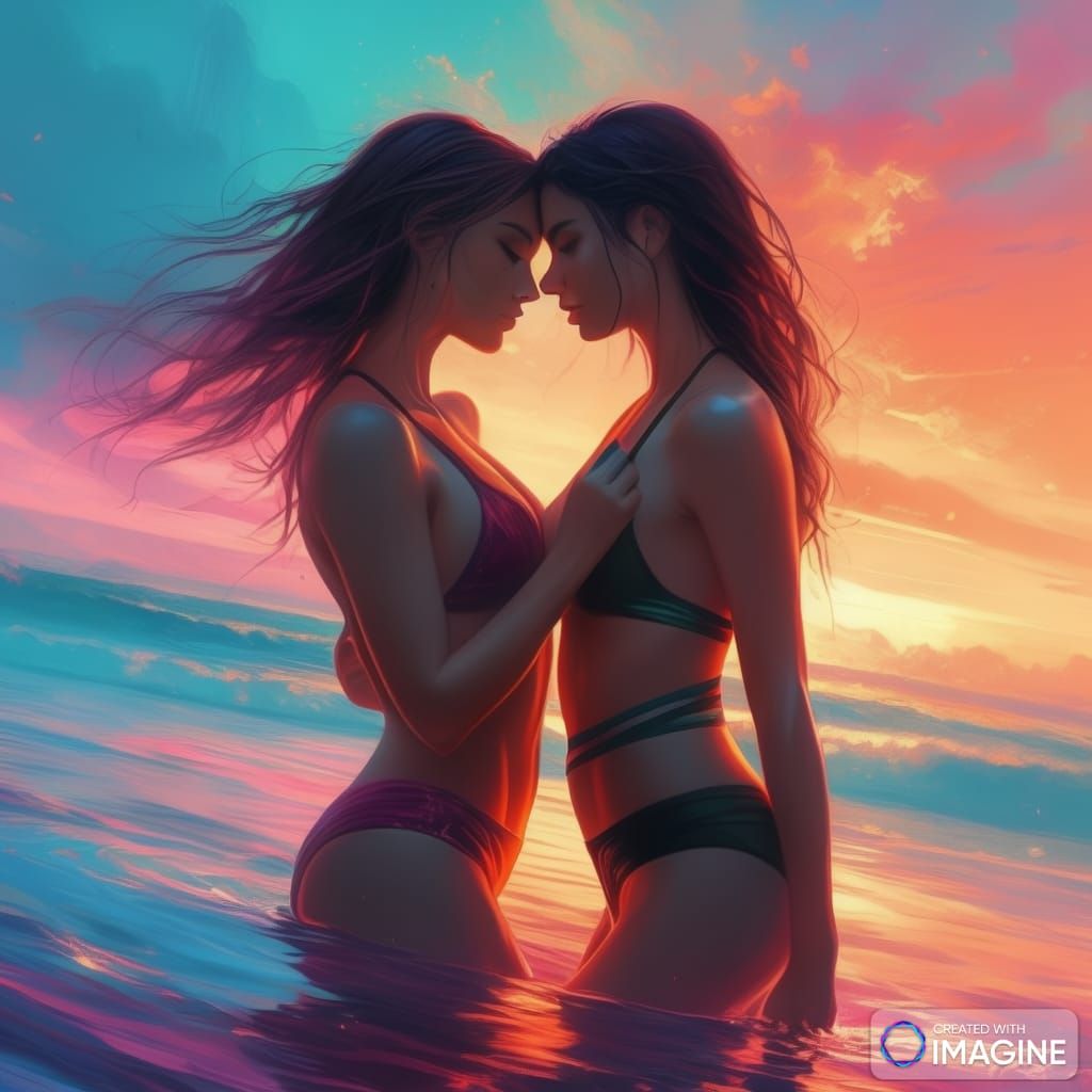 two women assesing each other 9