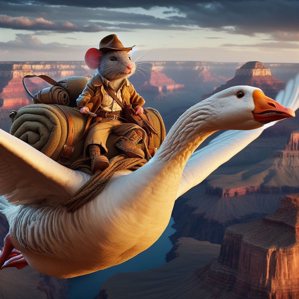 Outward bound with Goose Airlines