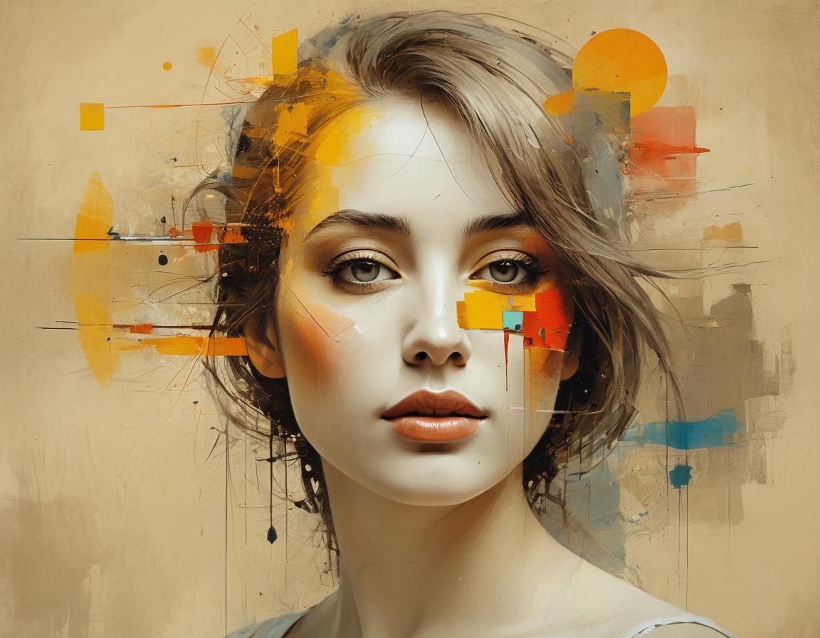 Portrait of a contemporary woman
