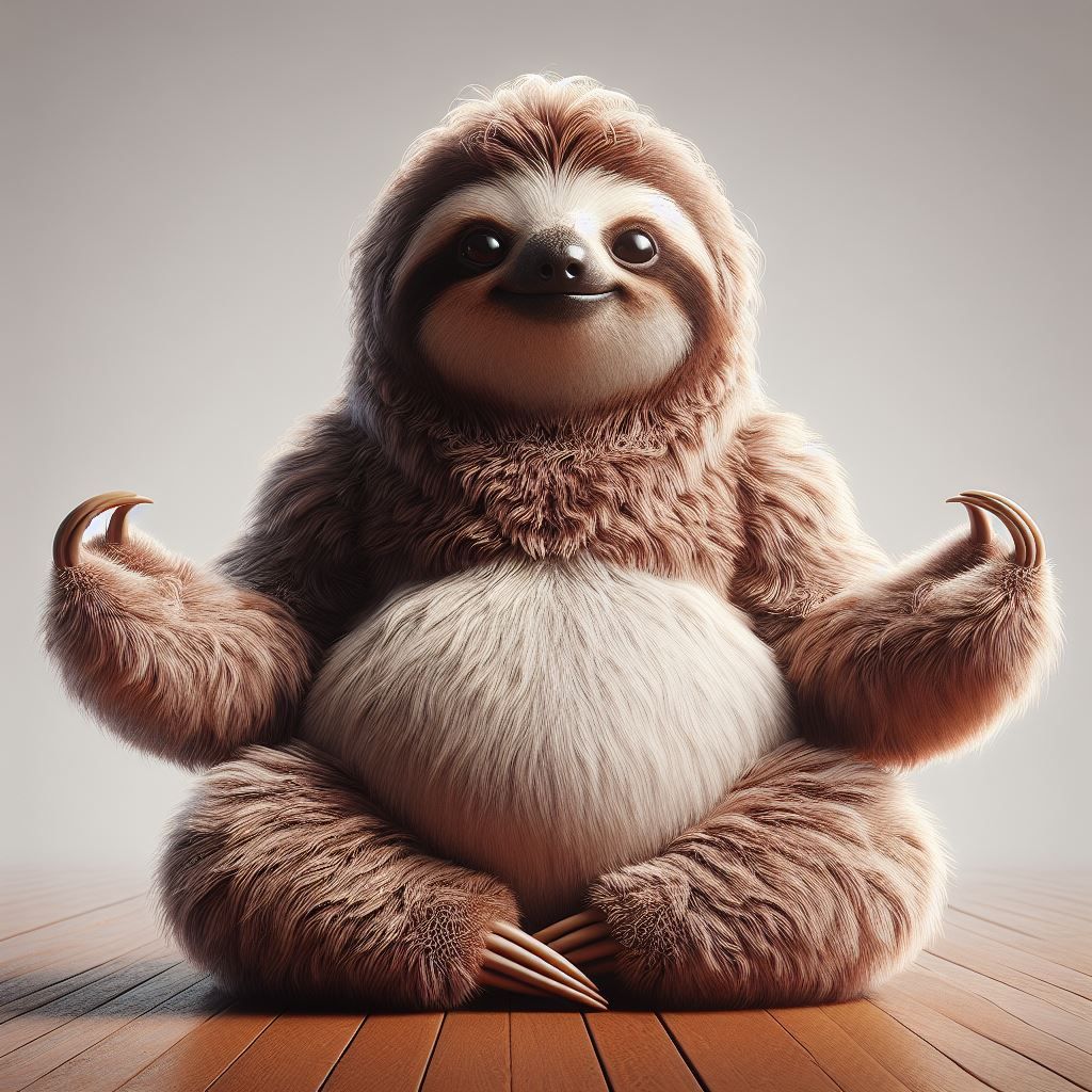 Sloth yoga