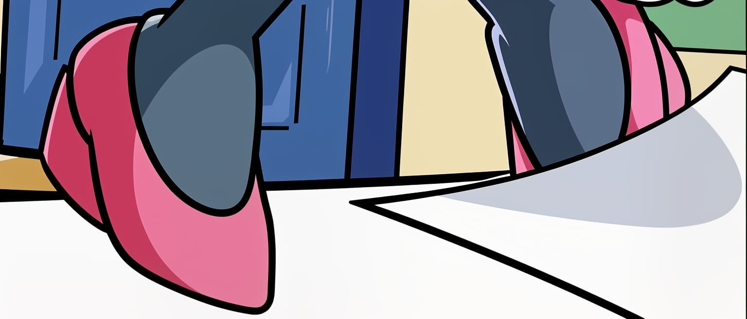 Jewel the Beetle's Pink Wedged Pumps #6