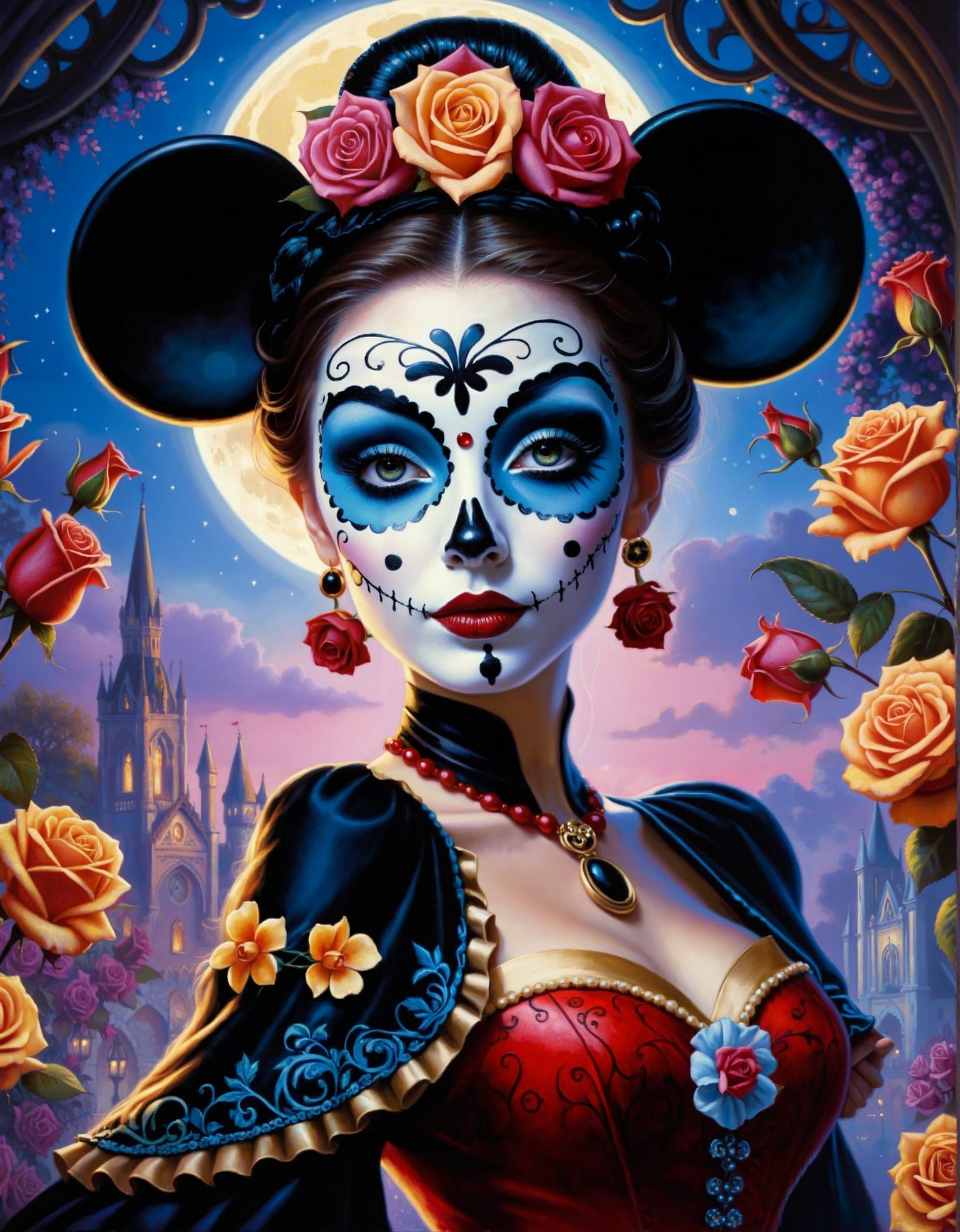 Catrina as Mickey Mouse