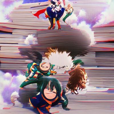 My hero academia - AI Generated Artwork - NightCafe Creator