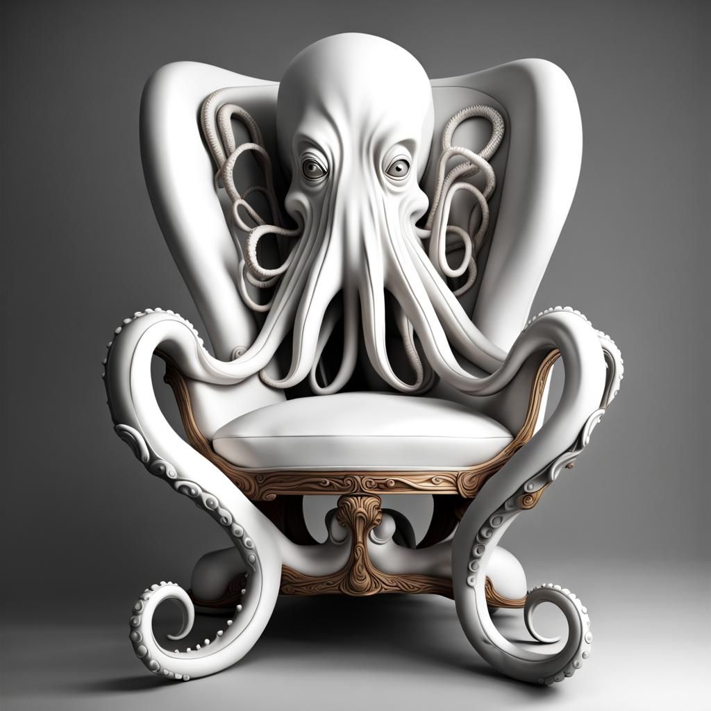 Octopic Offtopic Armchair - AI Generated Artwork - NightCafe Creator