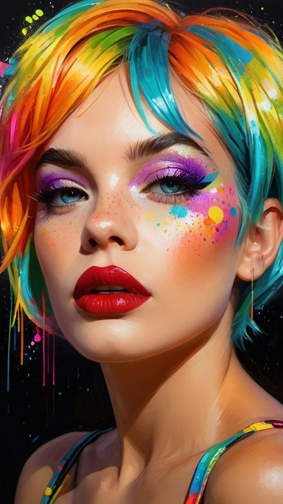 Colorfull Hairstyle