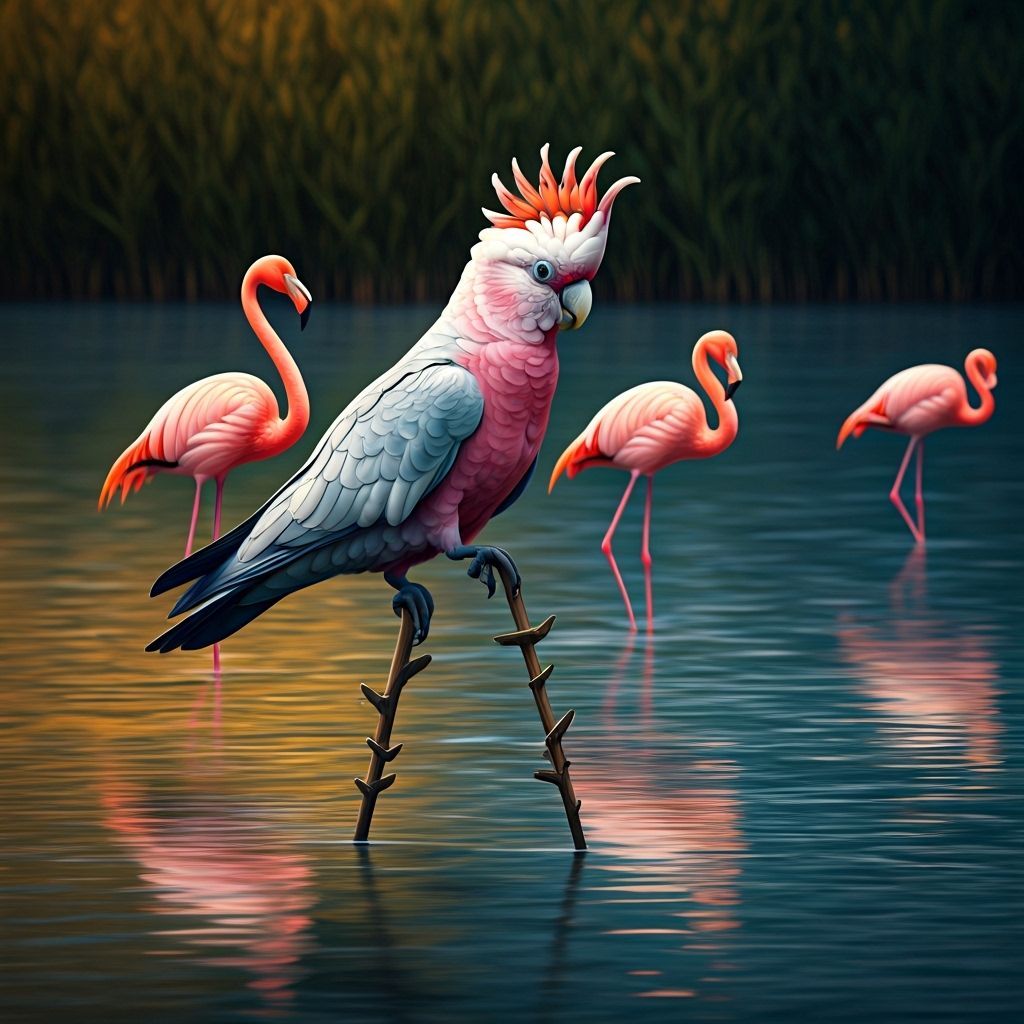 I hope he doesn't fall into the water..... 🫣  by @Tatti