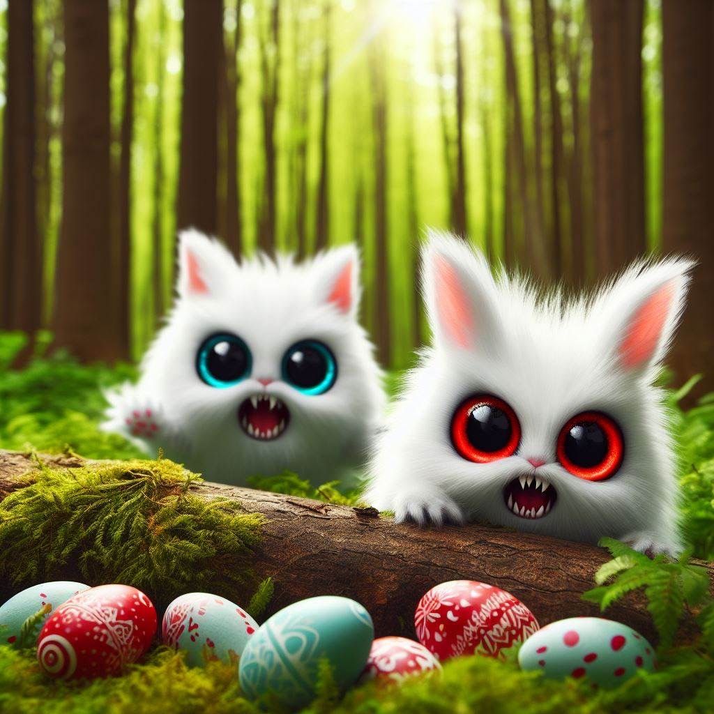 Wha thy Creatures with Baskets doin'