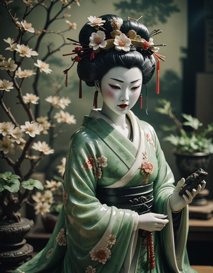 Jade & Porcelain Geisha 2