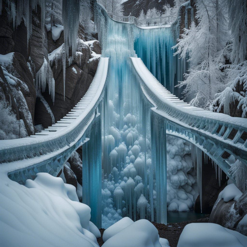 Ice bridge