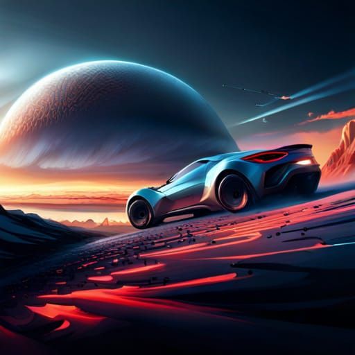 futuristic car