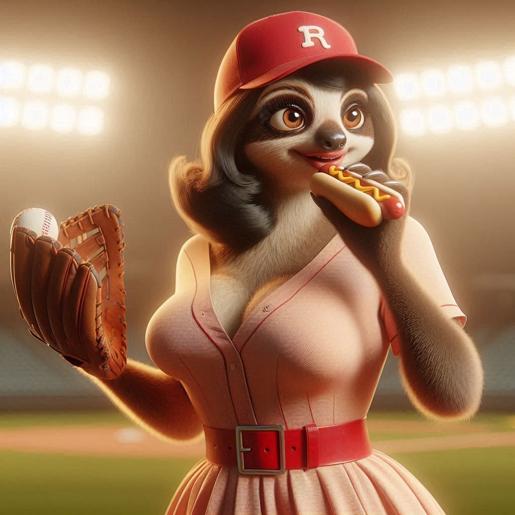 Slothsie O’Donnell as Slothris Murphy, in “A League of Their...