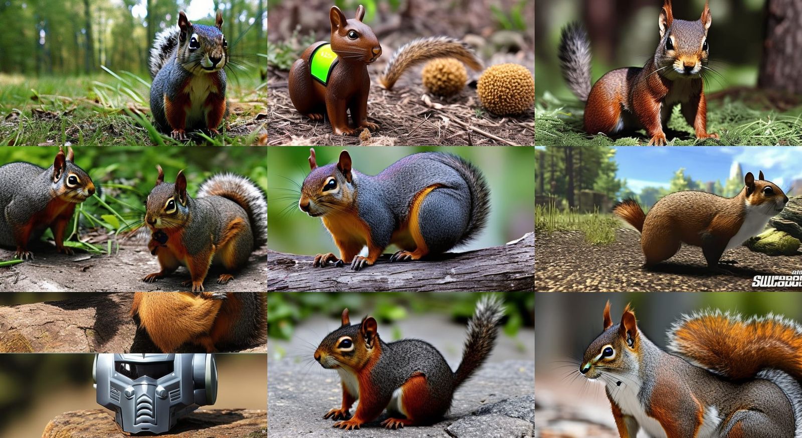Squirrel shaped Fallout Power armor