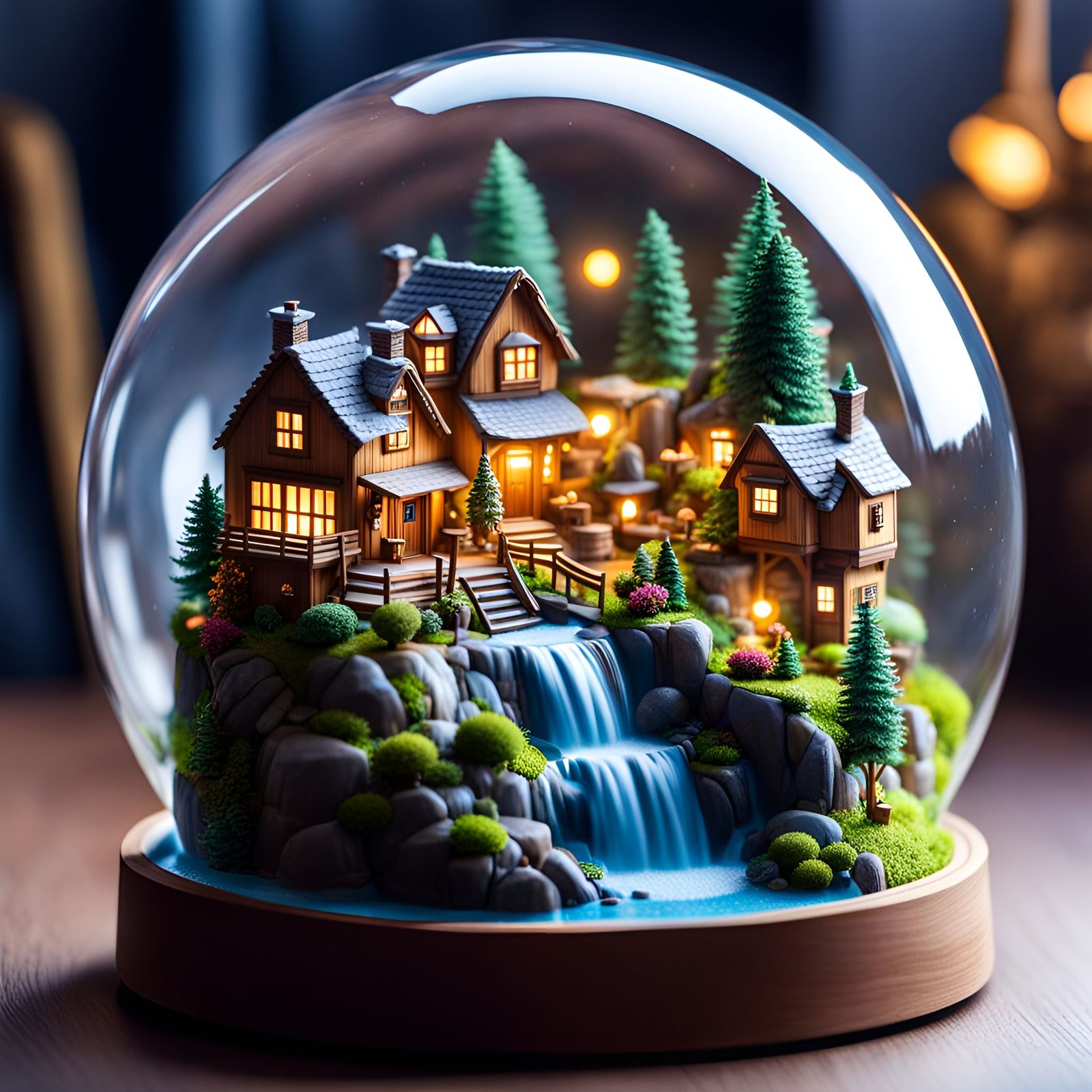 Snow Globe Diorama  by @Jack Taylor
