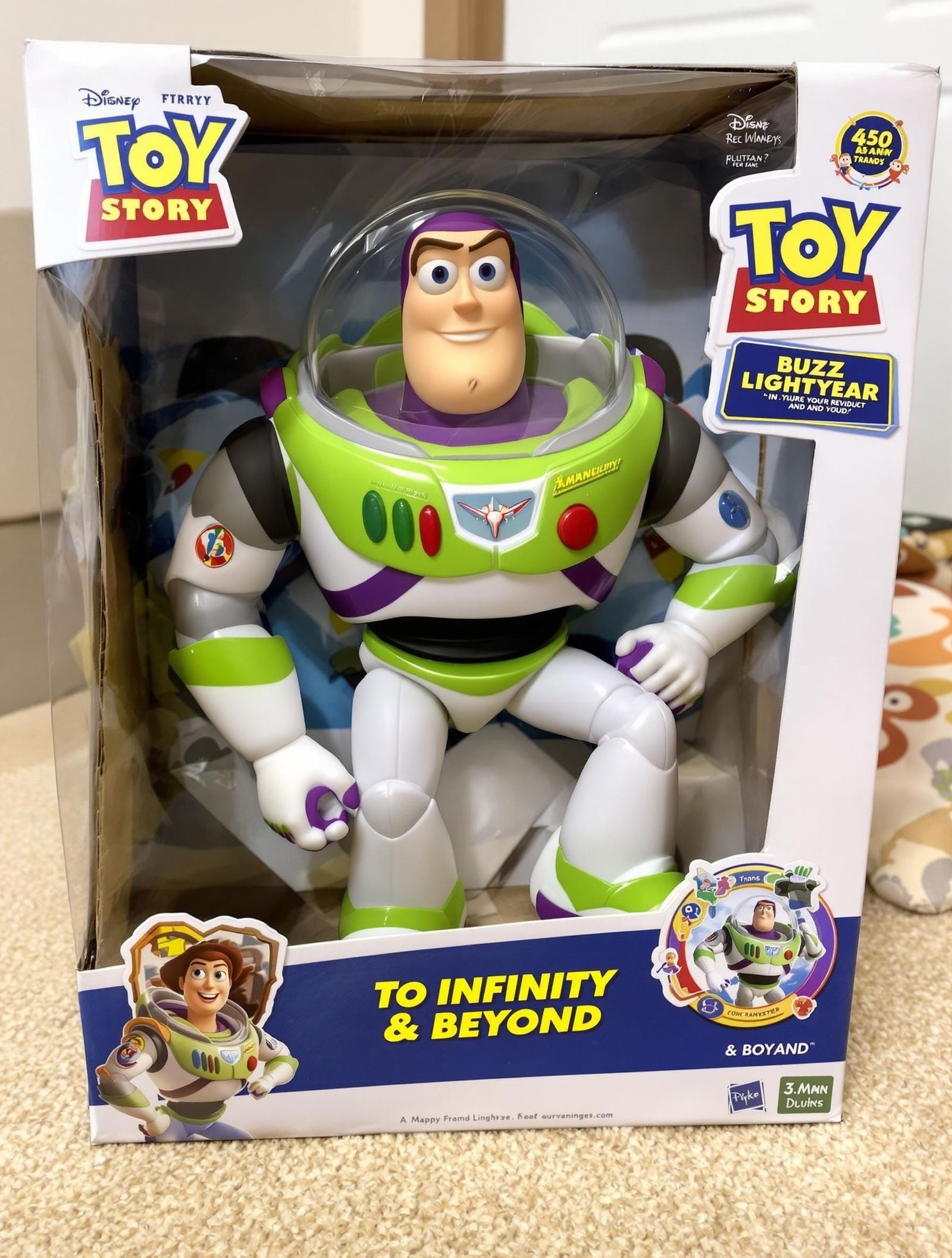 Buzz Lightyear in To Infinity & Beyond Quote Bubble