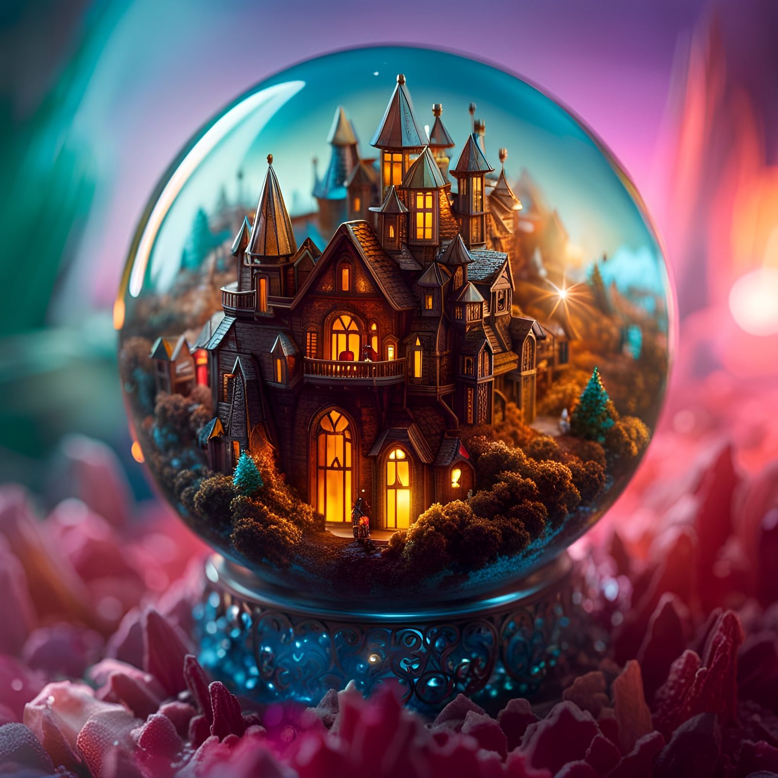 Crystal Castle   by @S Ibrahim