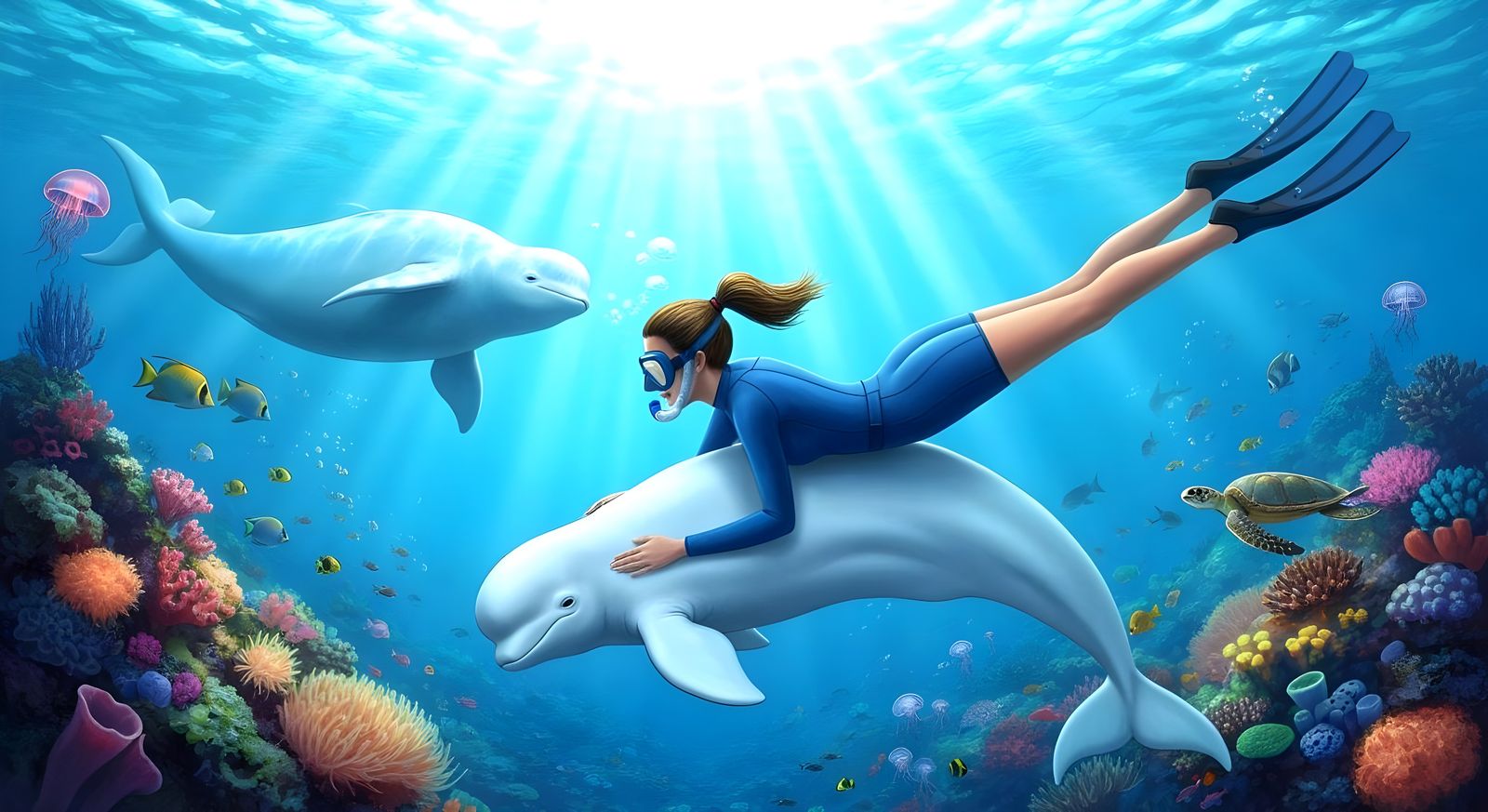 Beluga whale encounter  by @Gary Murakami