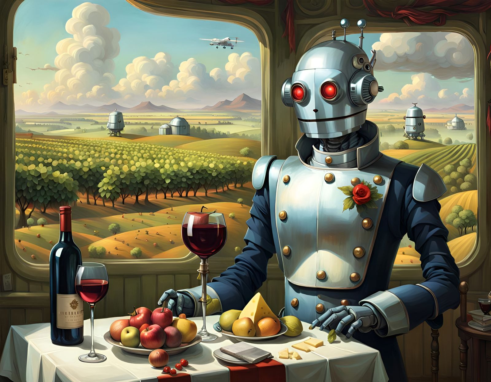 "Your food is ready Sir"  by @Invicta