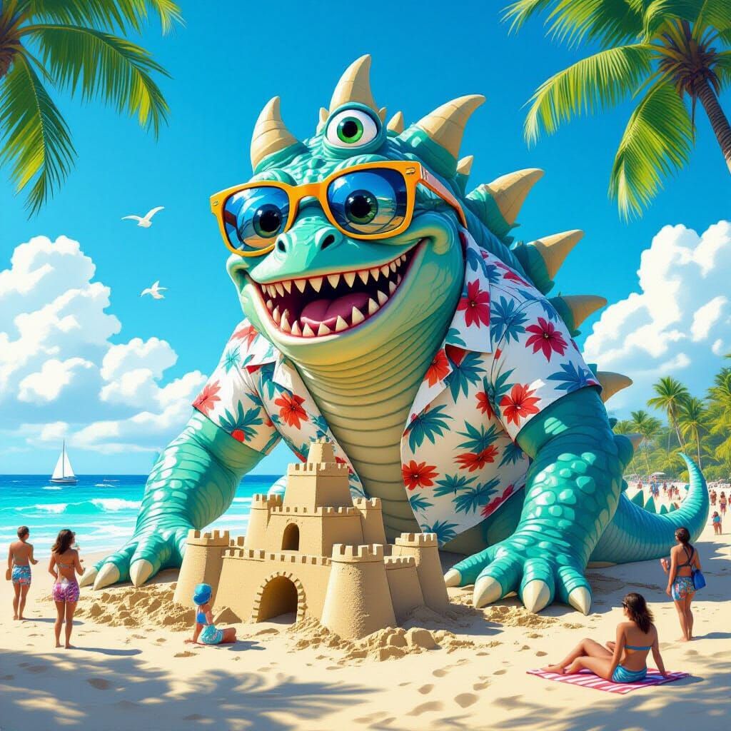 The Unforgettable Kaiju's Vacations!  by @Stargazer