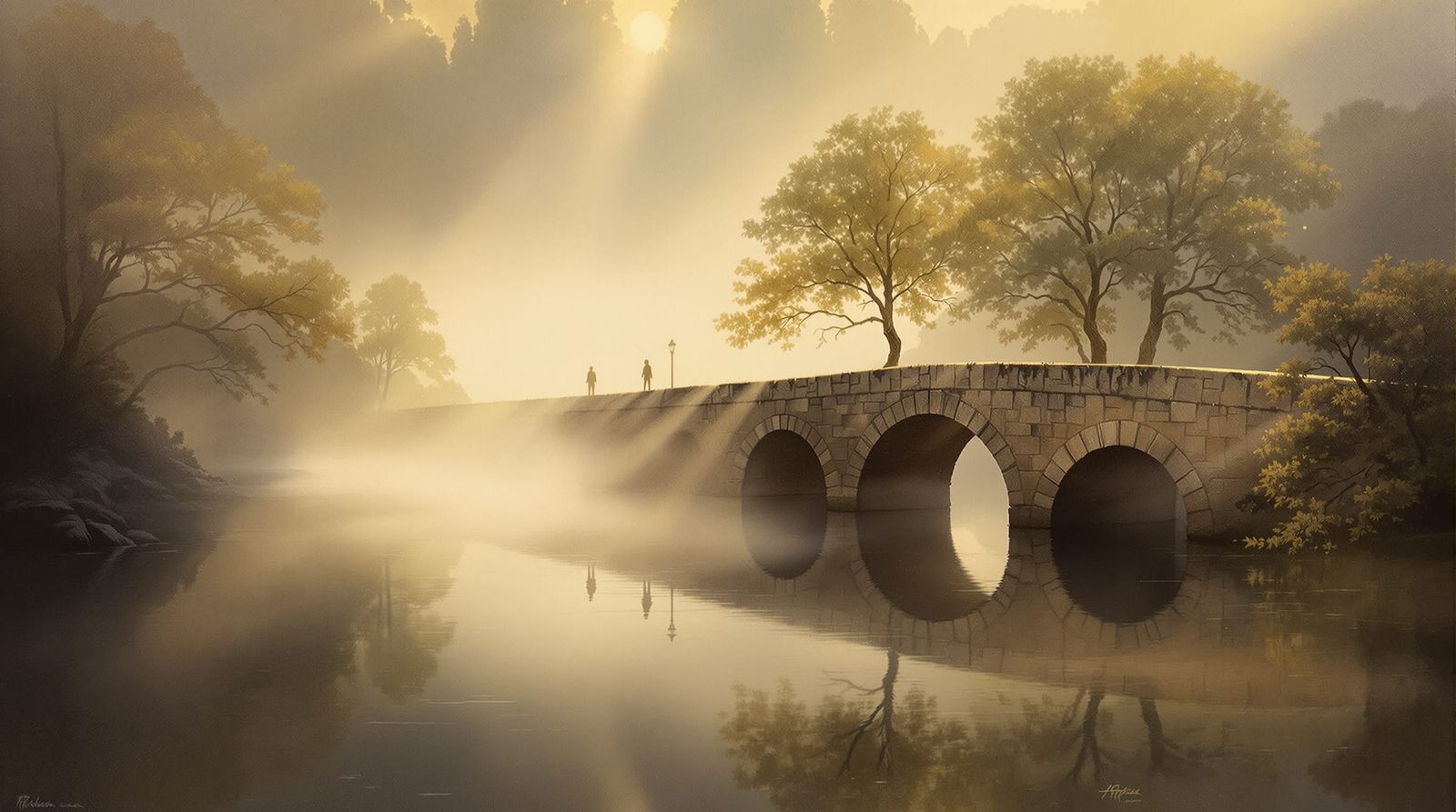 Over the Bridge  by @Onion3D