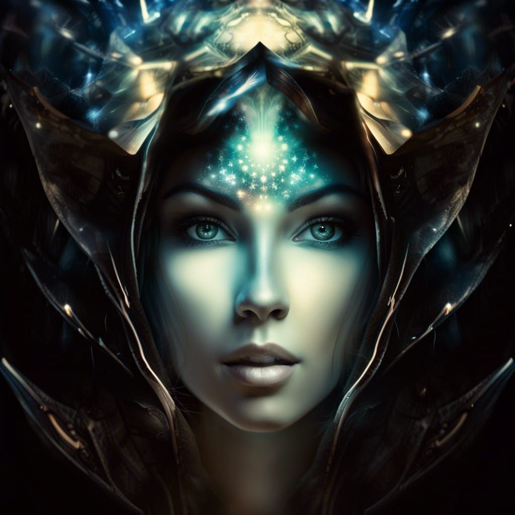 Sorceress wills the Power of the Mind. - AI Generated Artwork ...