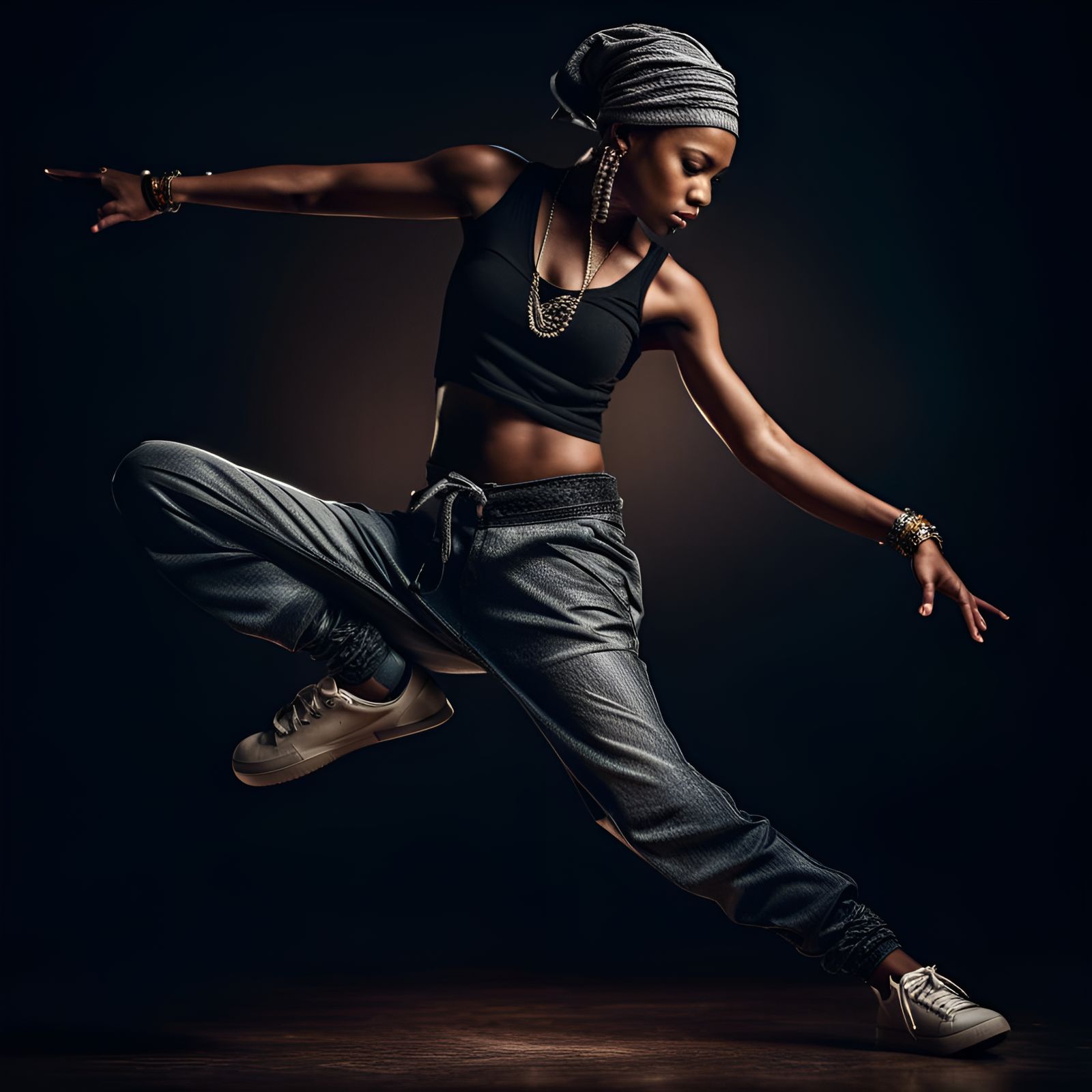 Feminine hip-hop dancer  by @Tanke