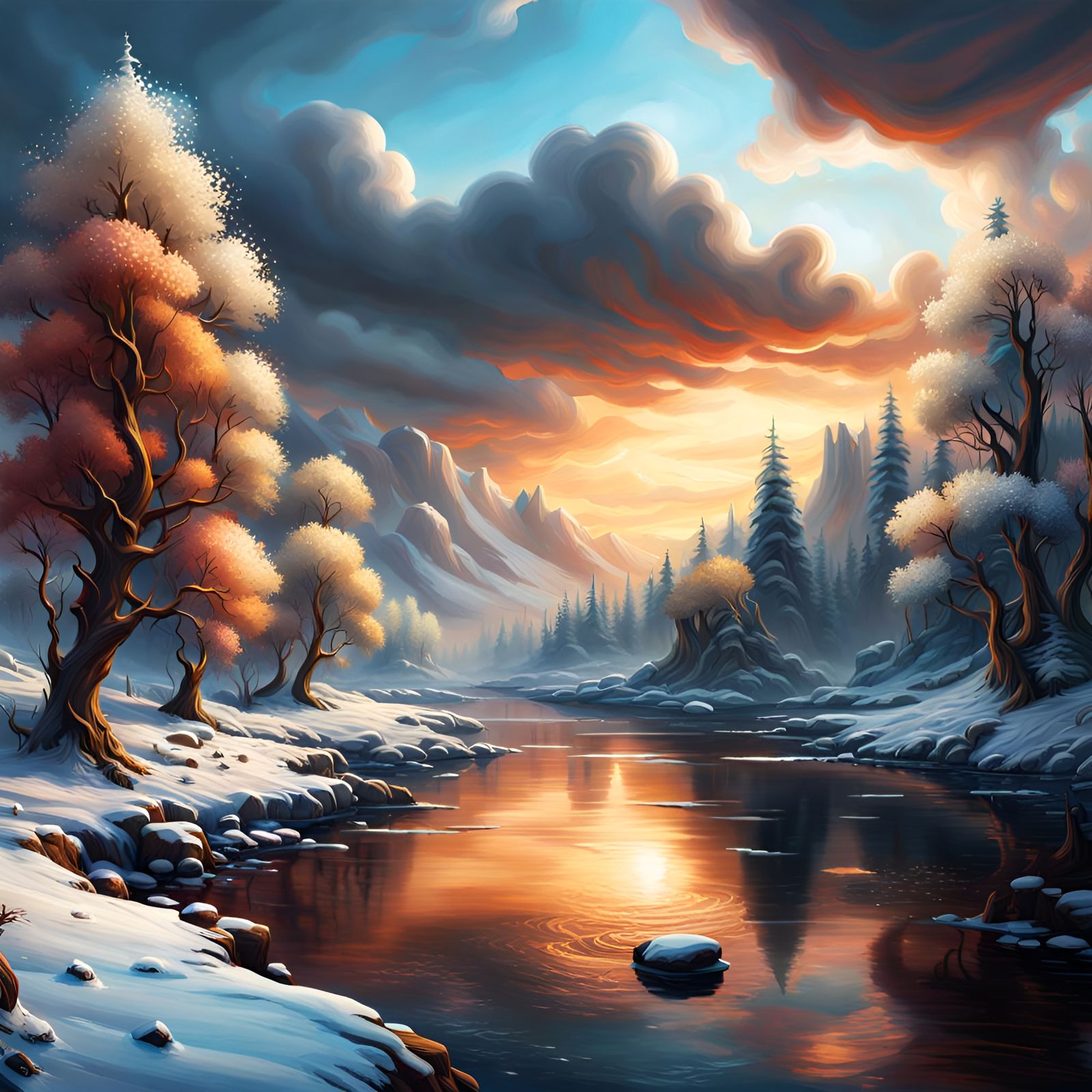 Riverscapes in Winter v1