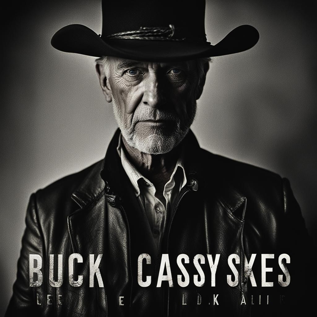 A dust jacket for Buck Cassidy's best-selling album "20 Shades of Dixie" Close up portrait, ambient light, Nikon 15mm f/...
