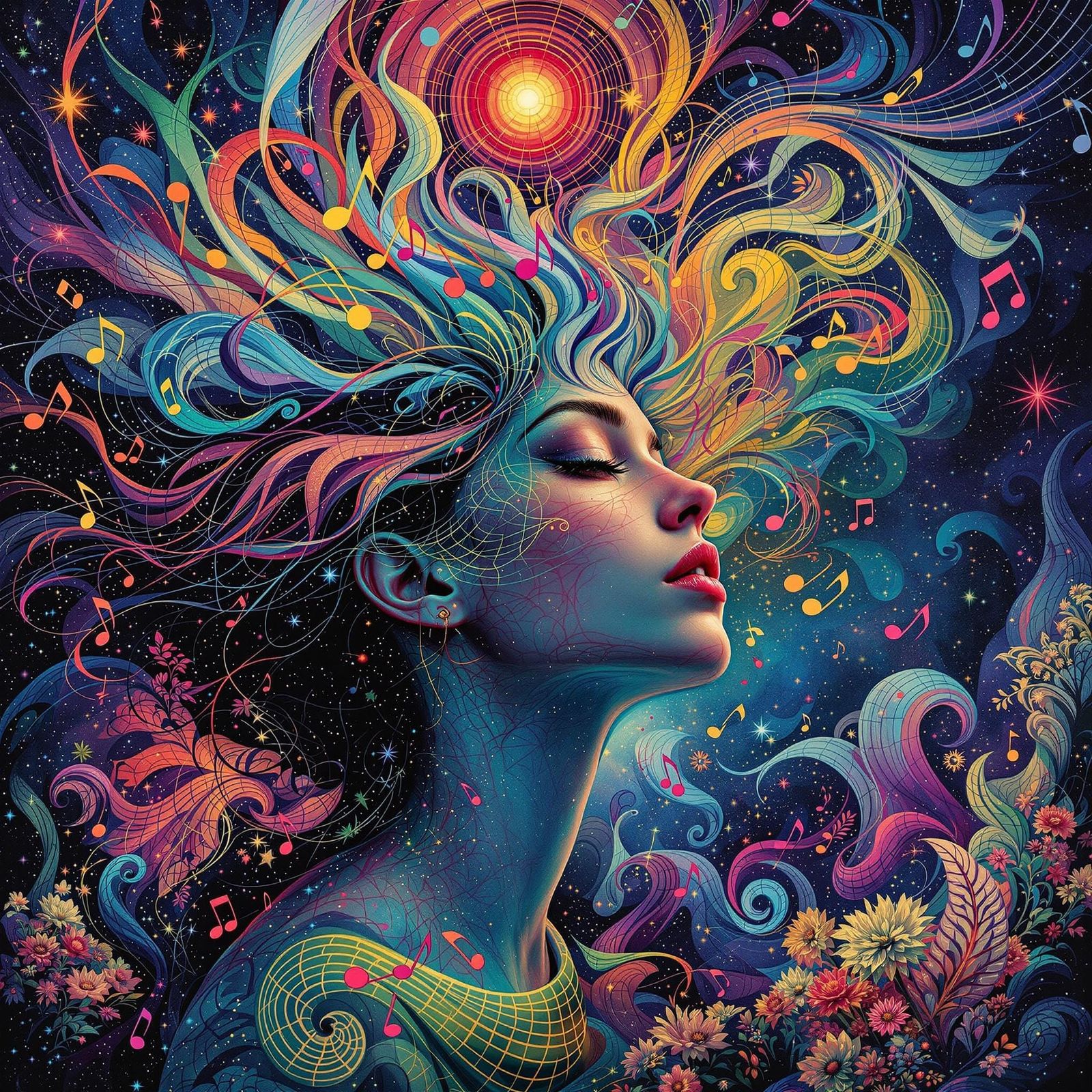 Music in my head  by @Derpette