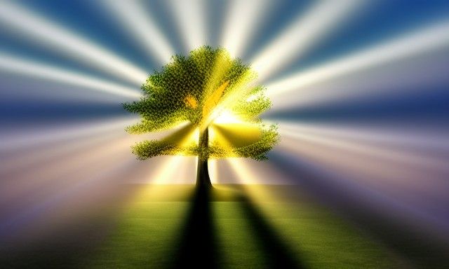 tree of life and lighting