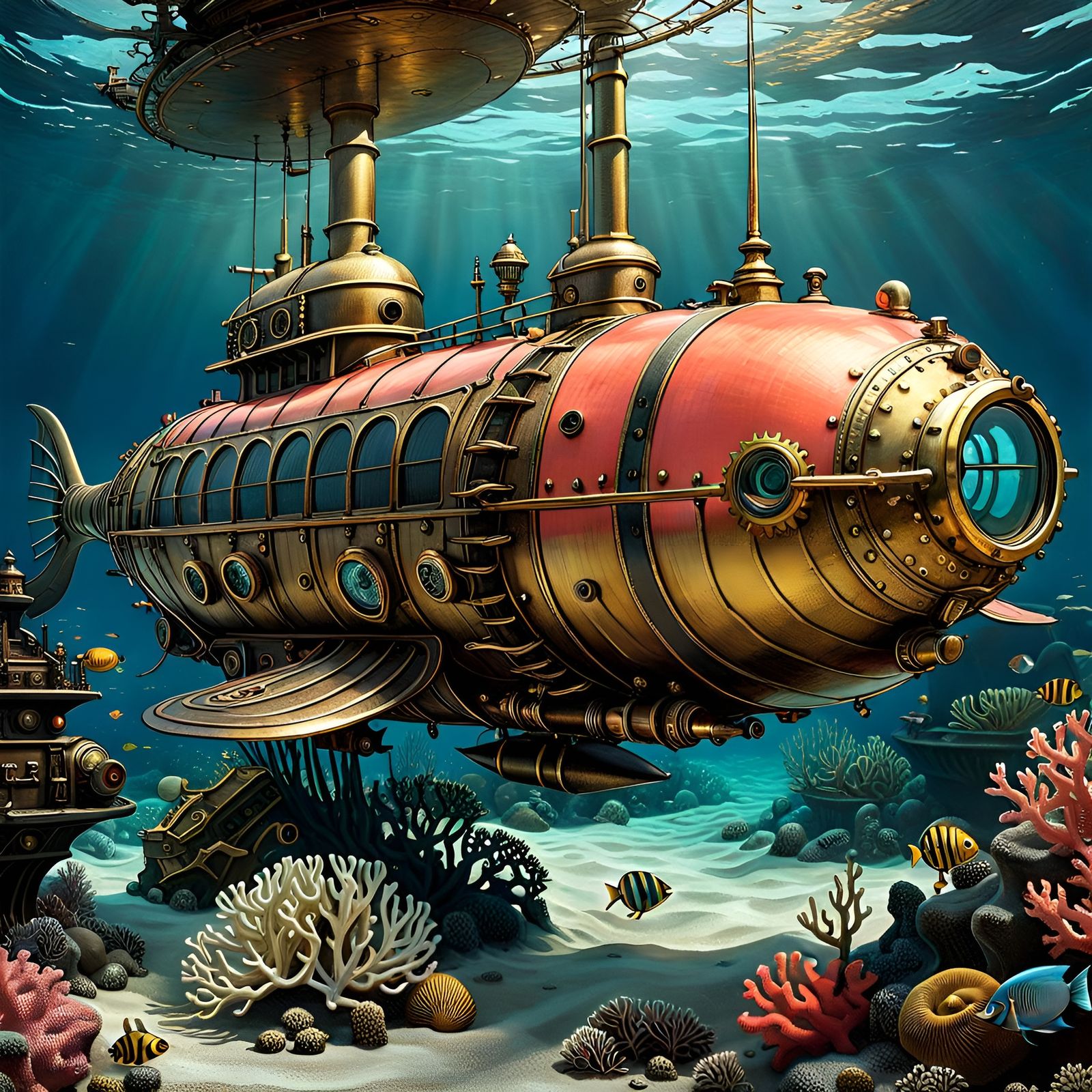 Yellowish submarine   by @LsBella