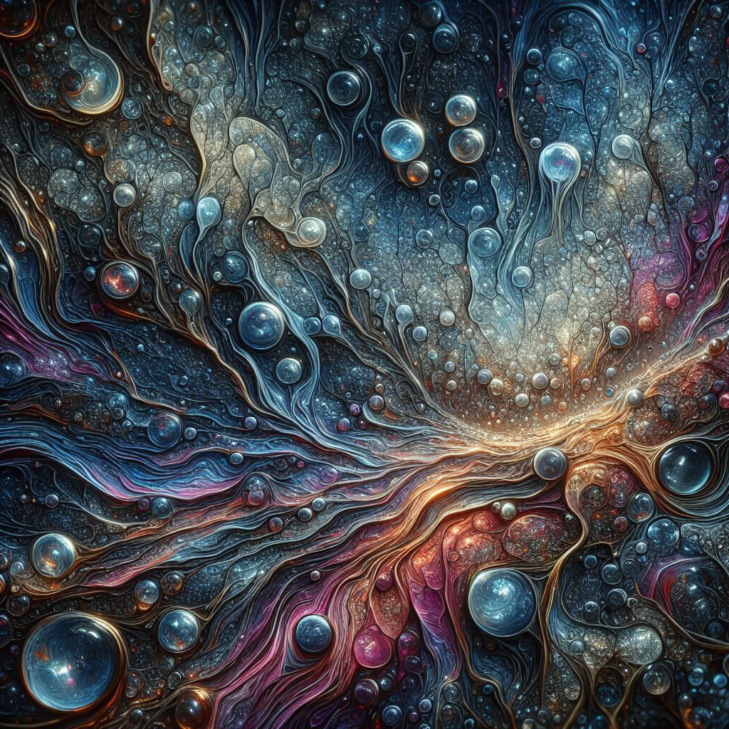 Bubbles in glass