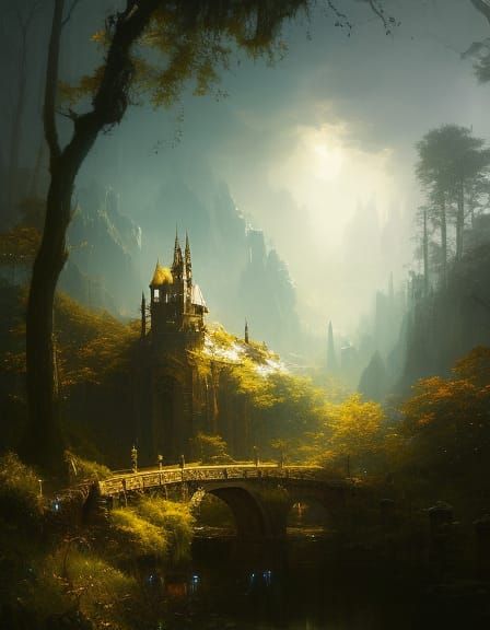 Волшебник здесь больше не живет - AI Generated Artwork - NightCafe Creator