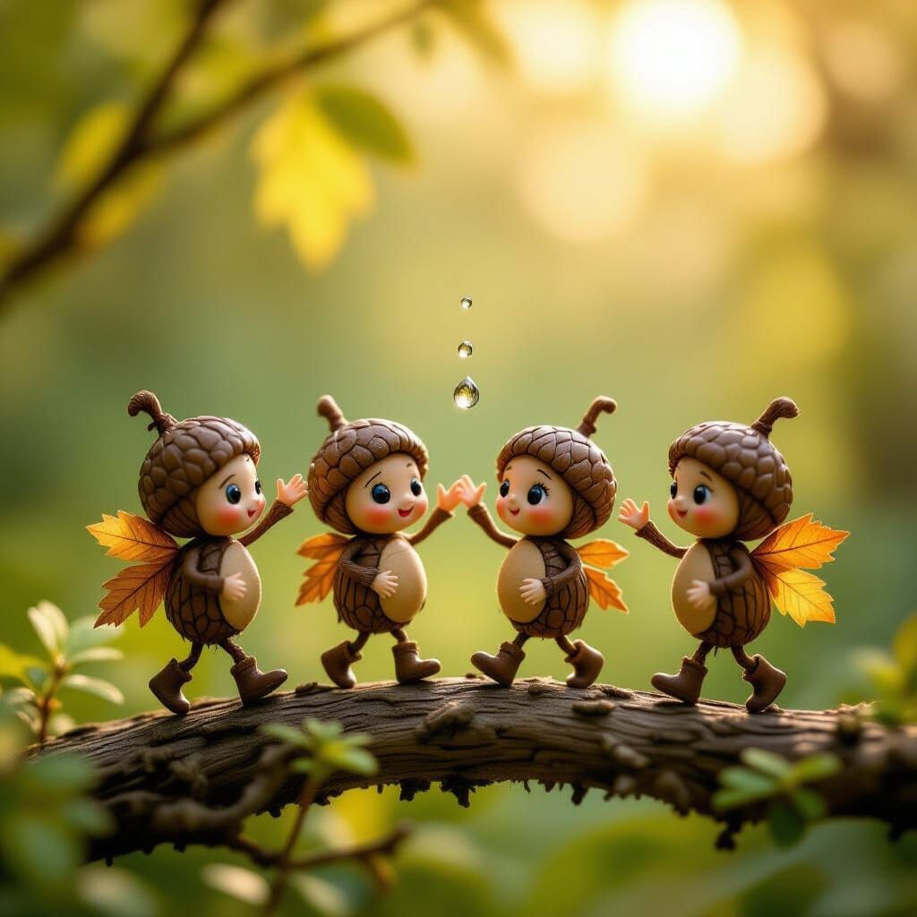 The Acorn gang  by @Justagirl