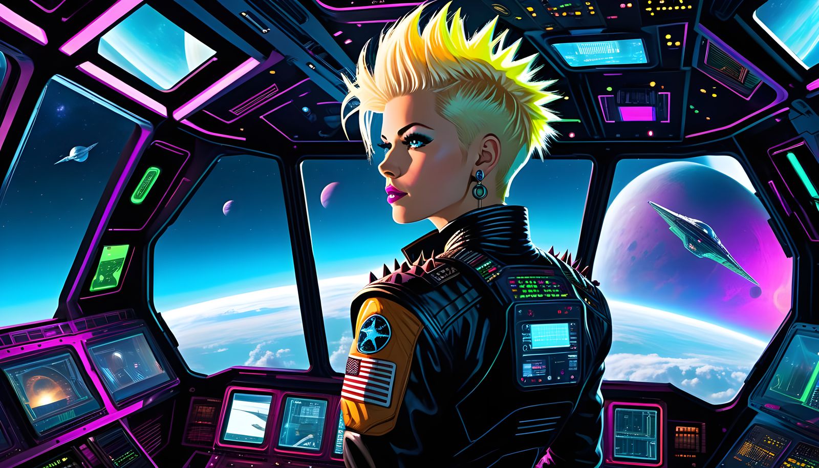 Punk Rock Space Chick 4
