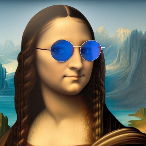 Mona Lisa don't see the haters
