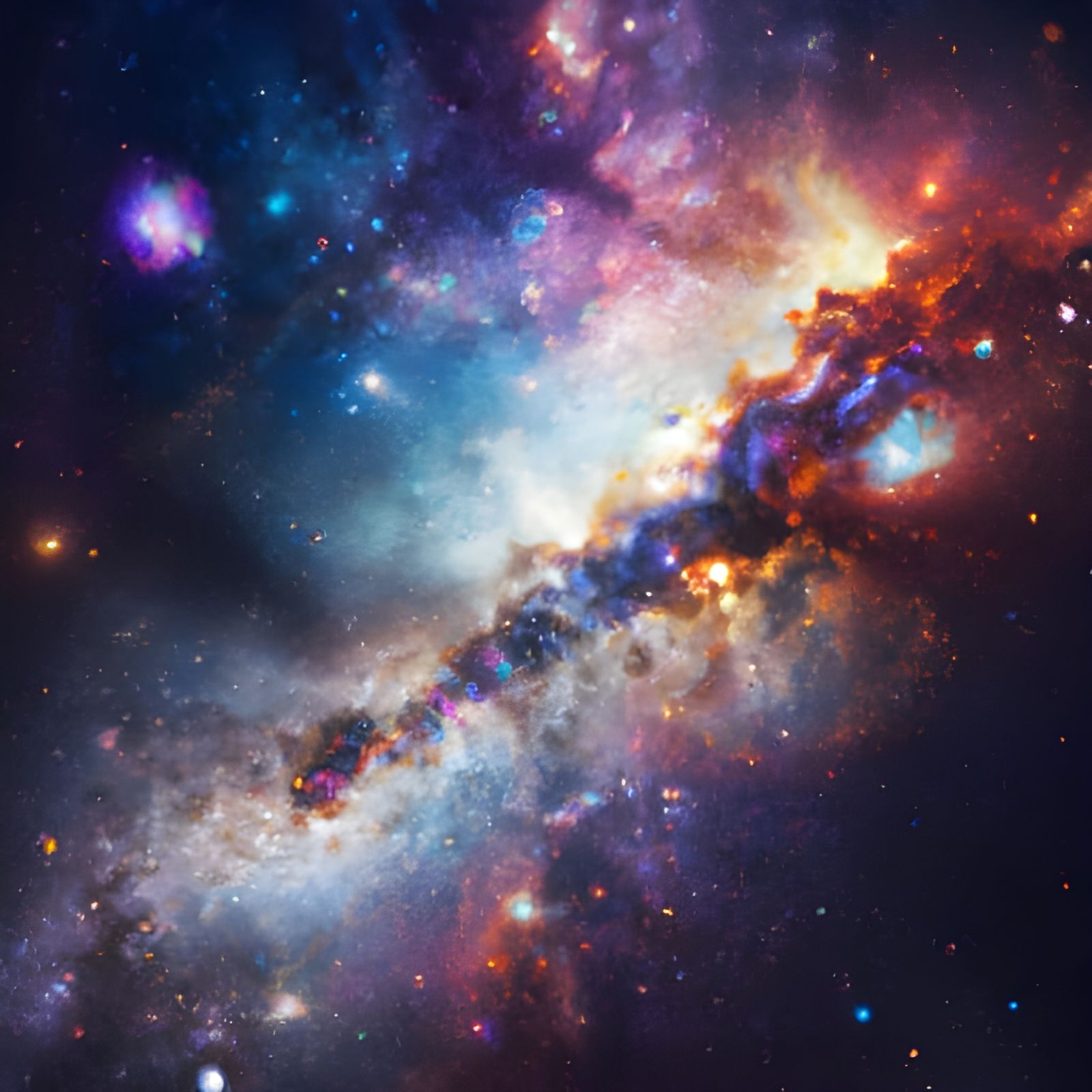 Mesmerizing Spacescape - AI Generated Artwork - NightCafe Creator