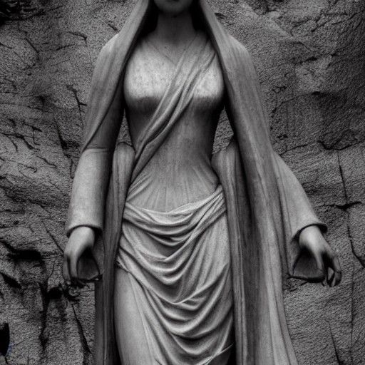 A Figure In Stone